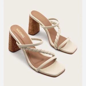 KAANAS Women's Sarchi Heels In Ivory In White